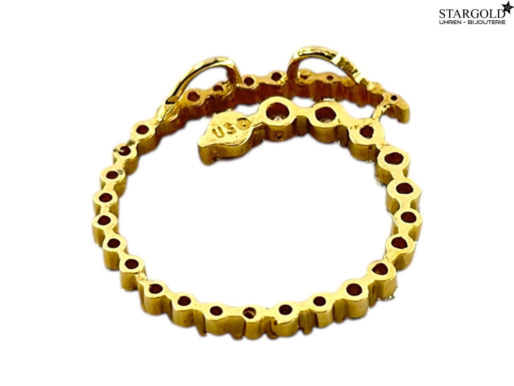 Anhänger aus 18K Gelbgold 750 mit Diamanten - 1290 CHF Zürich