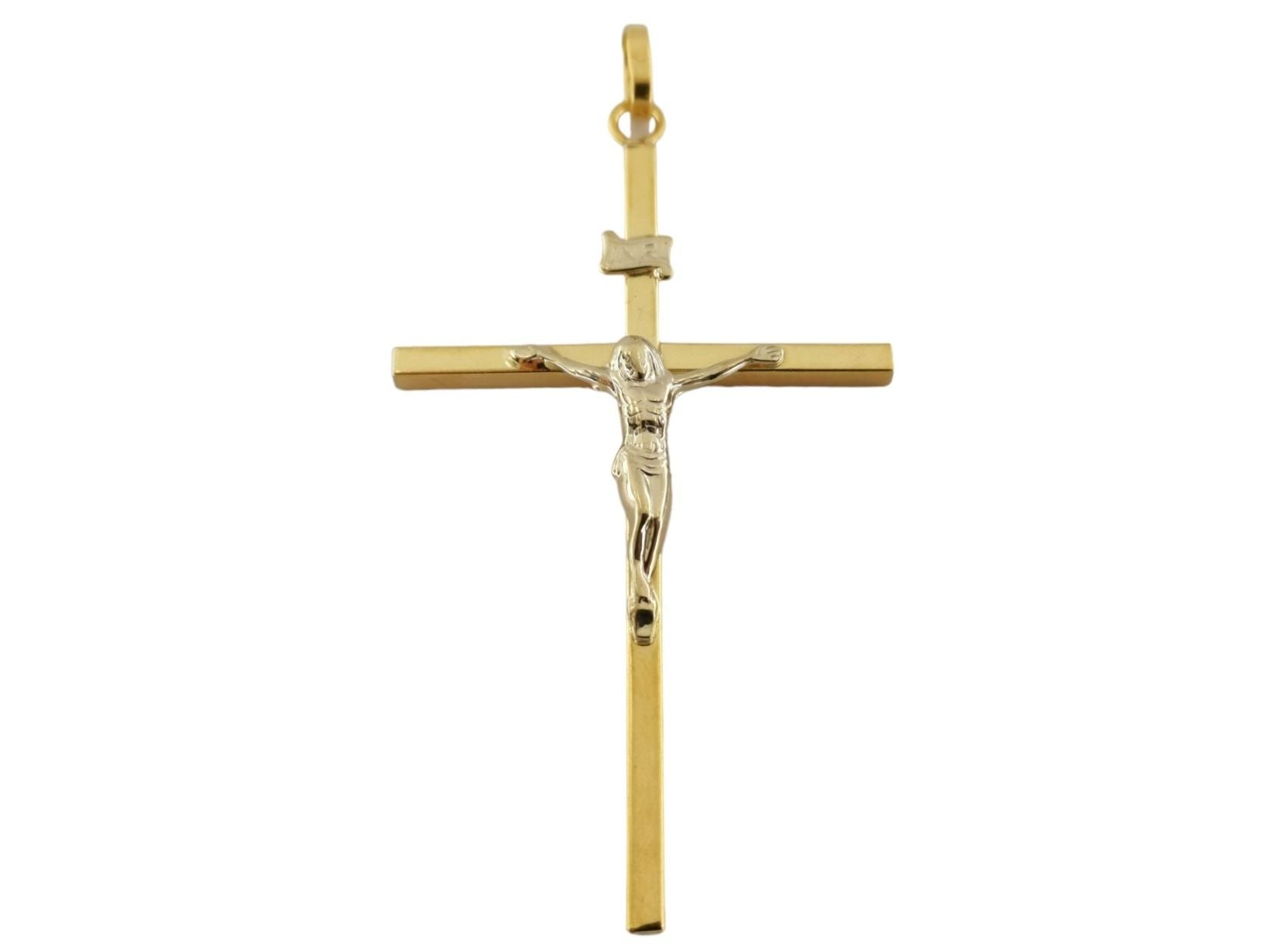 18K Gold Kreuz Anhänger AHGR2701