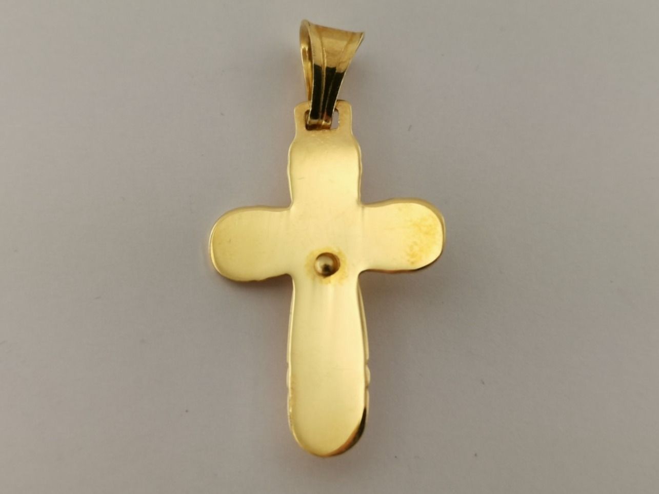 18K Gold Kreuz Anhänger