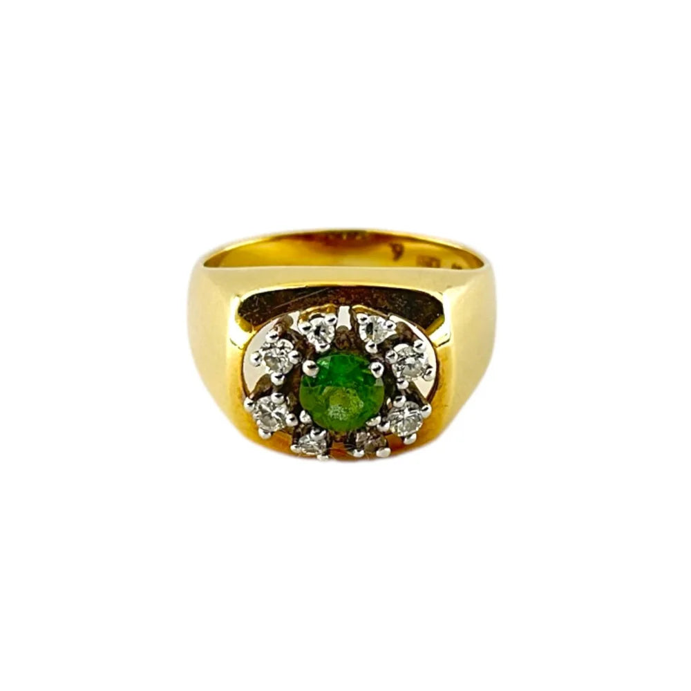 18K white gold ring with sapphire - RING05122