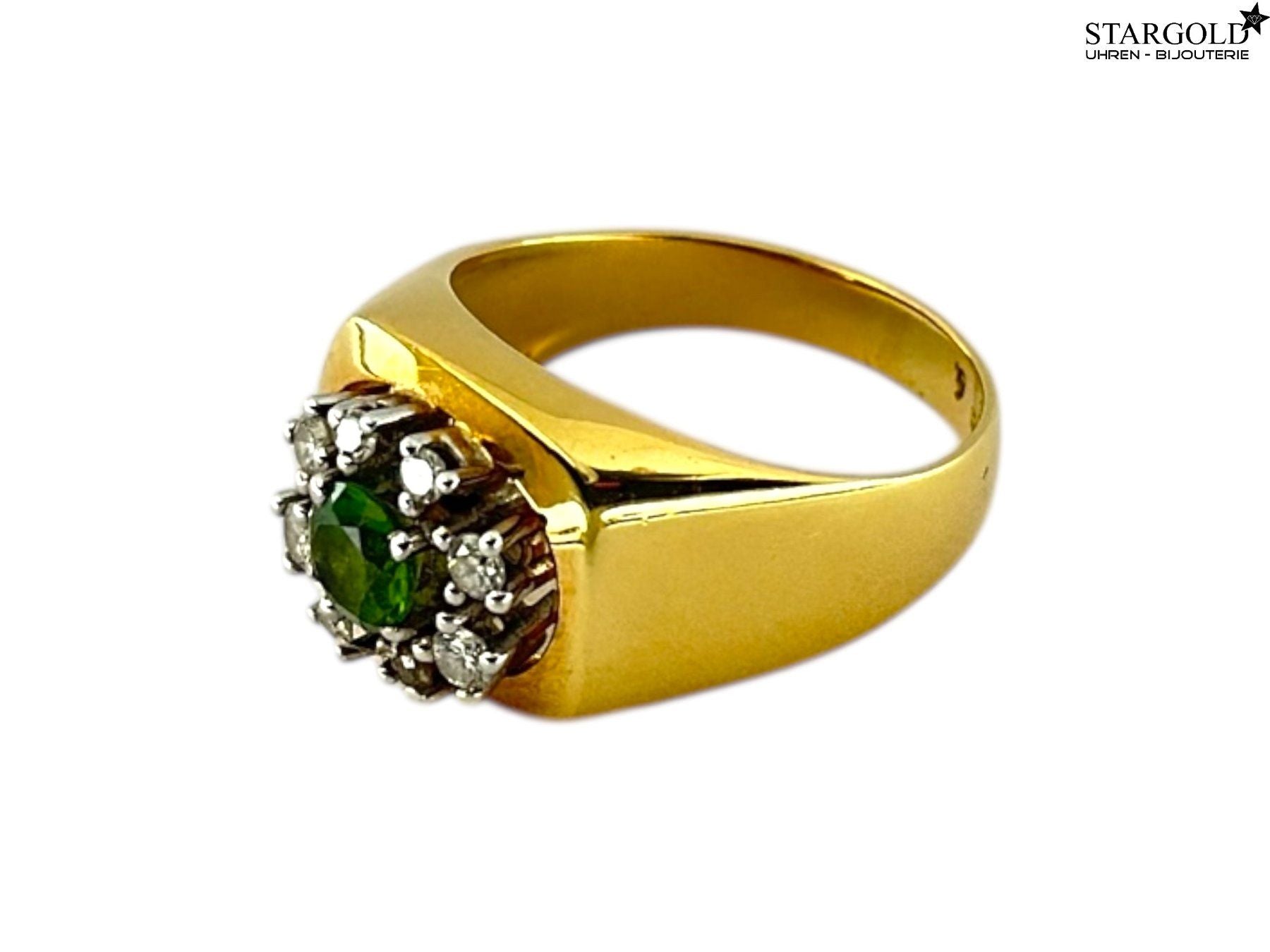 18K Goldring mit Smaragd & Brillanten - 990 CHF Zürich