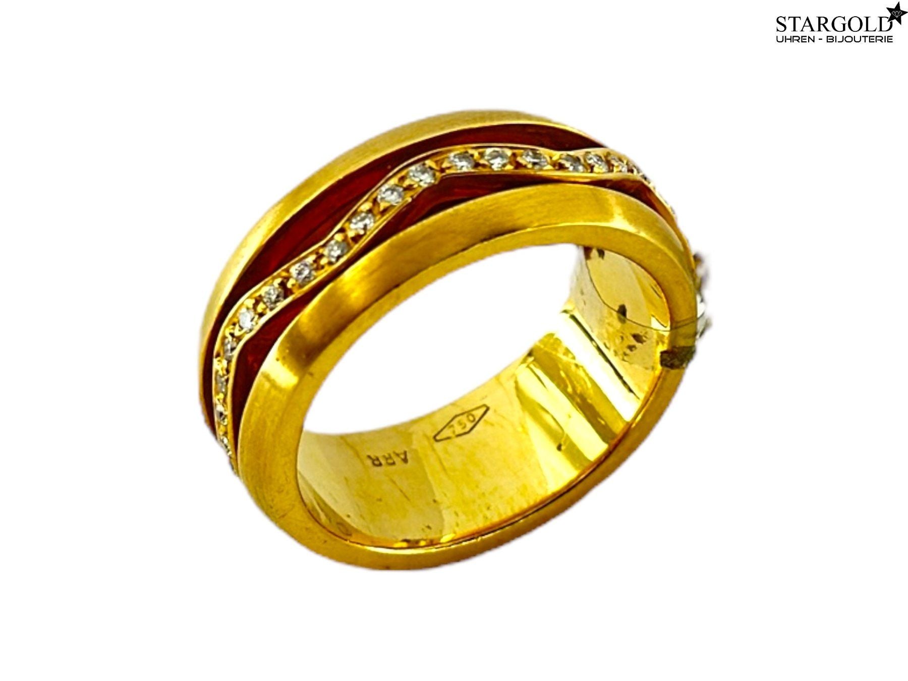 Ring 18K Gelbgold mit Brillanten - 1890 CHF Zürich