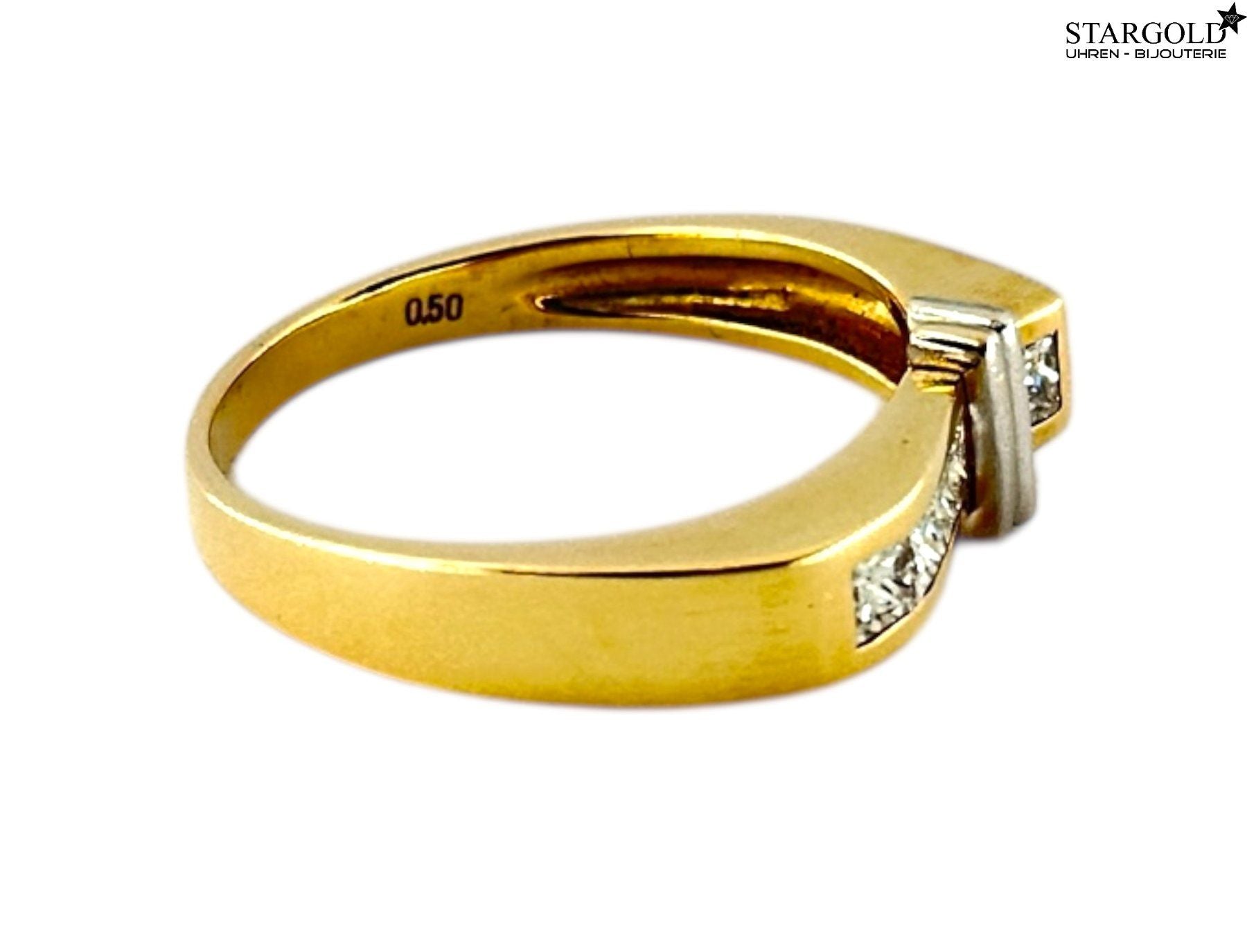 Ring 18K Gelbgold 750 mit Brillanten - 1190 CHF Zürich
