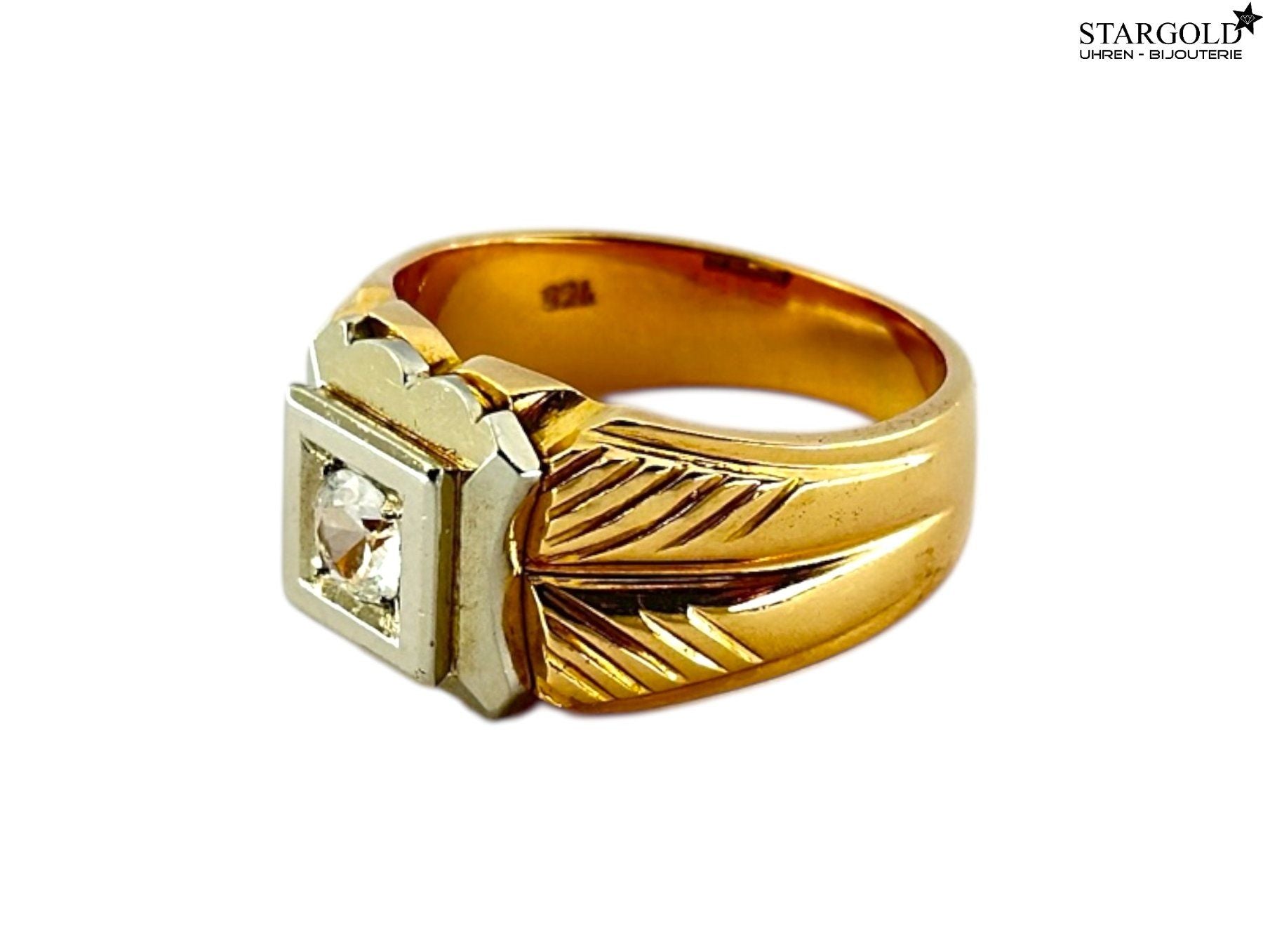 Ring 18K Gelbgold mit Zirkonia - 1490 CHF Zürich