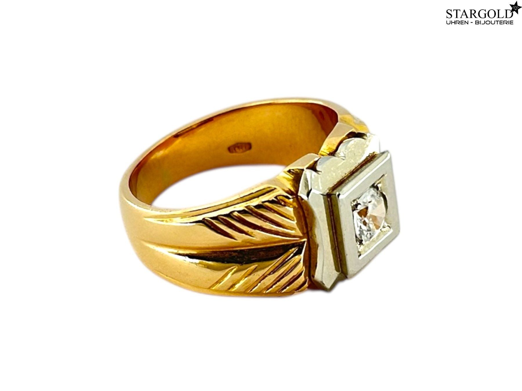 Ring 18K Gelbgold mit Zirkonia - 1490 CHF Zürich