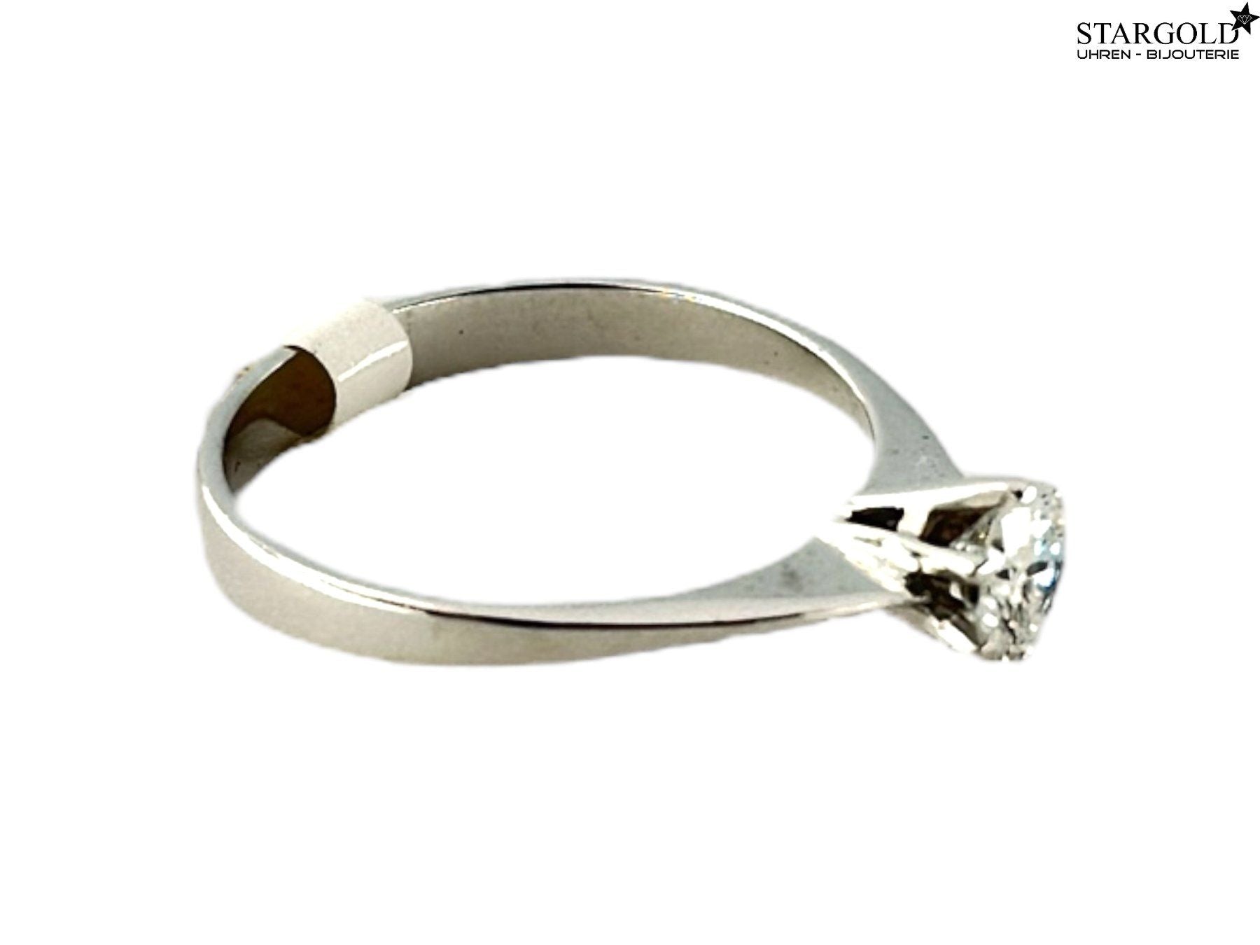 18K Weissgold 750 Solitaire- Ring mit Diamant - 1690 CHF Zürich