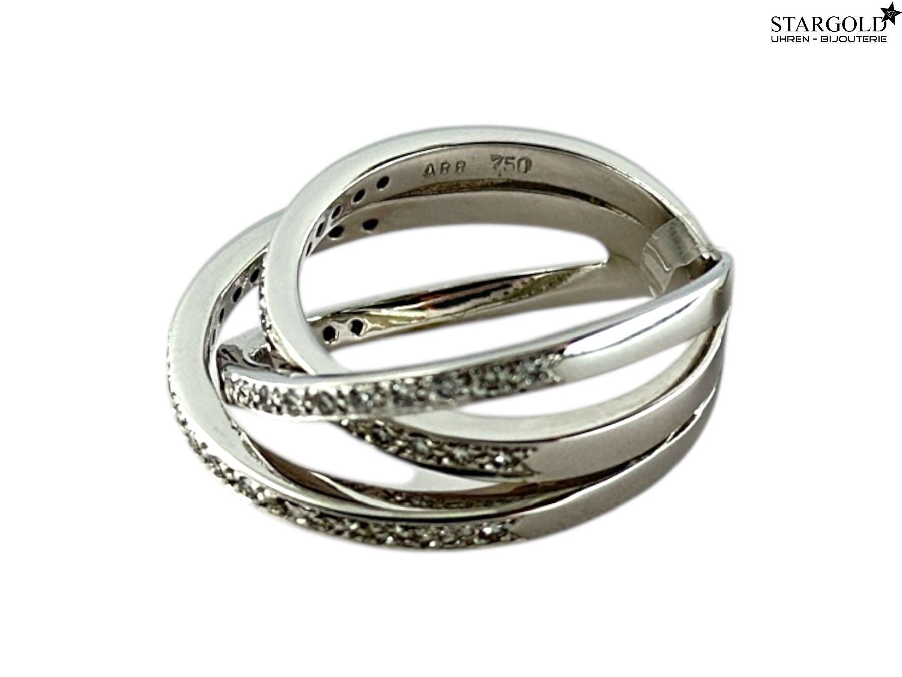 18K Weissgoldring mit Diamanten - 1390 CHF Zürich