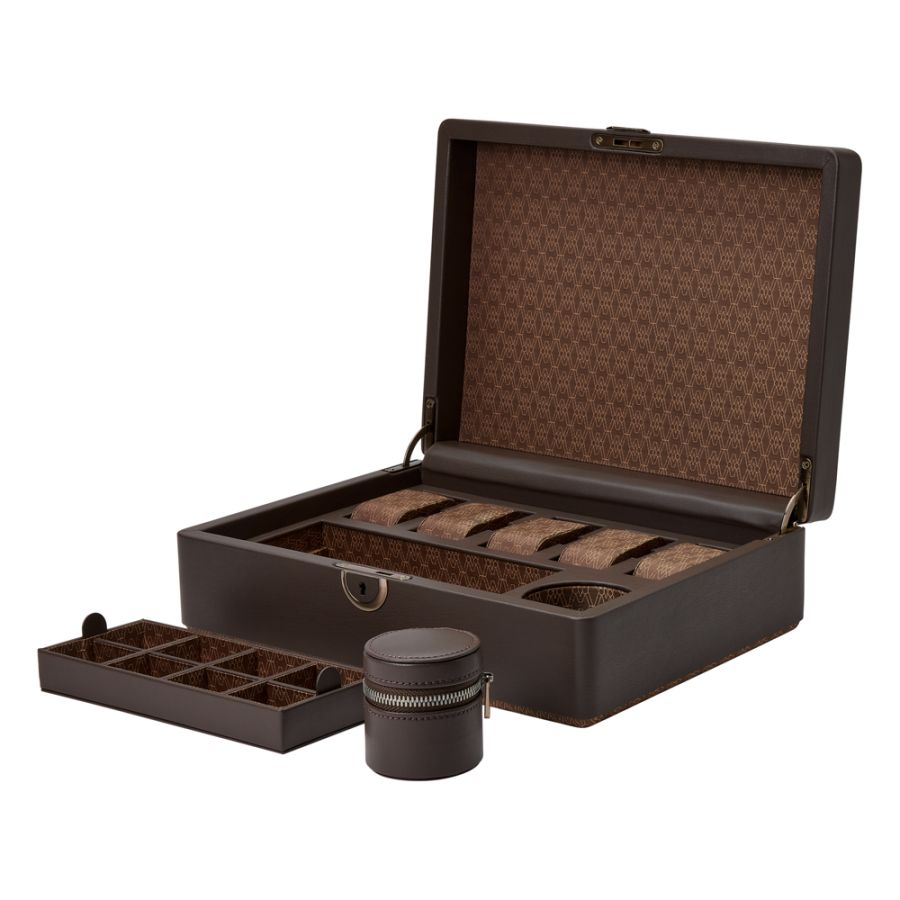 Wolf 1834 Earth 5er Uhrenbox Coffee
