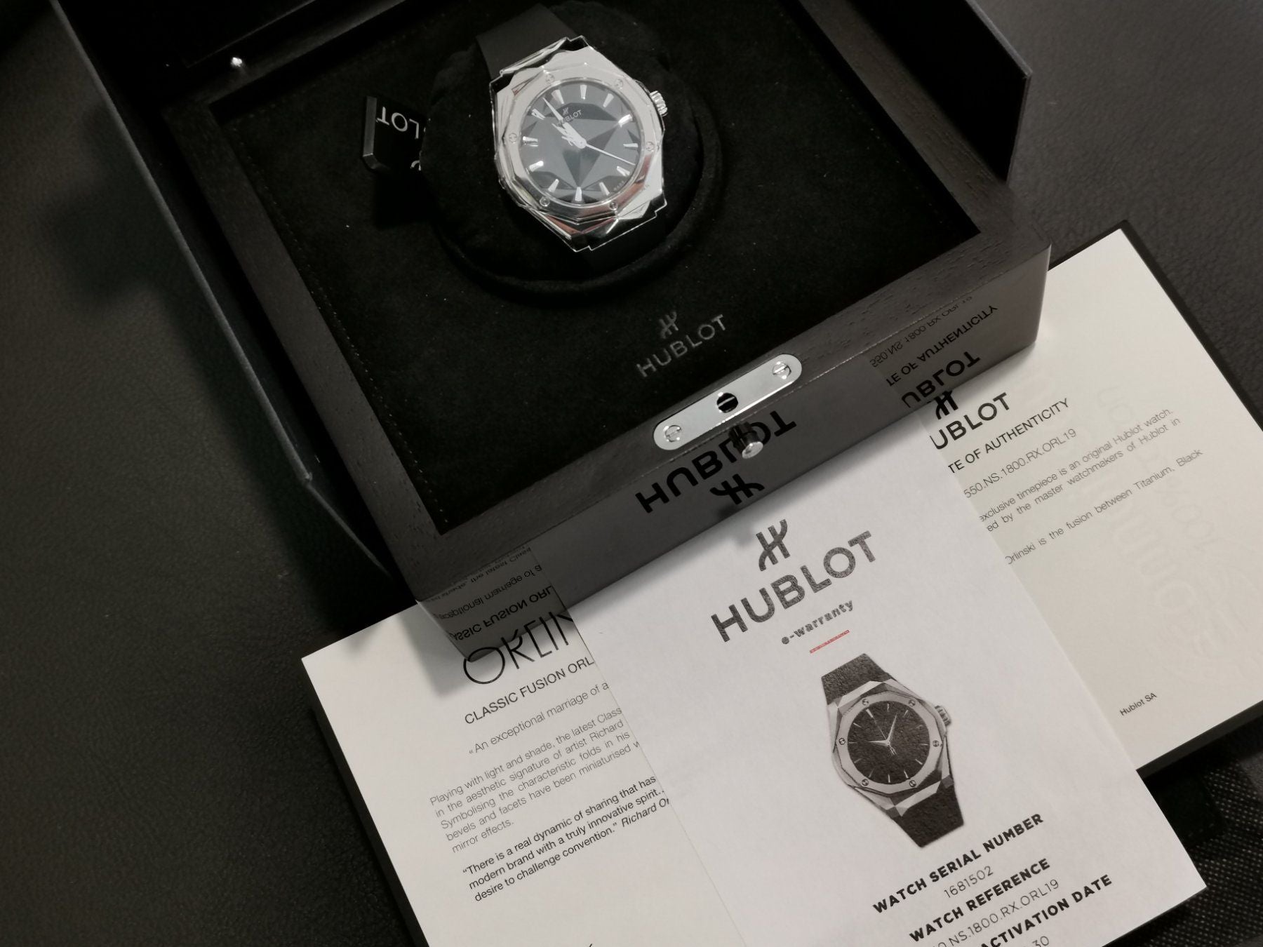 Hublot Classic Fusion Orlinski Titanium