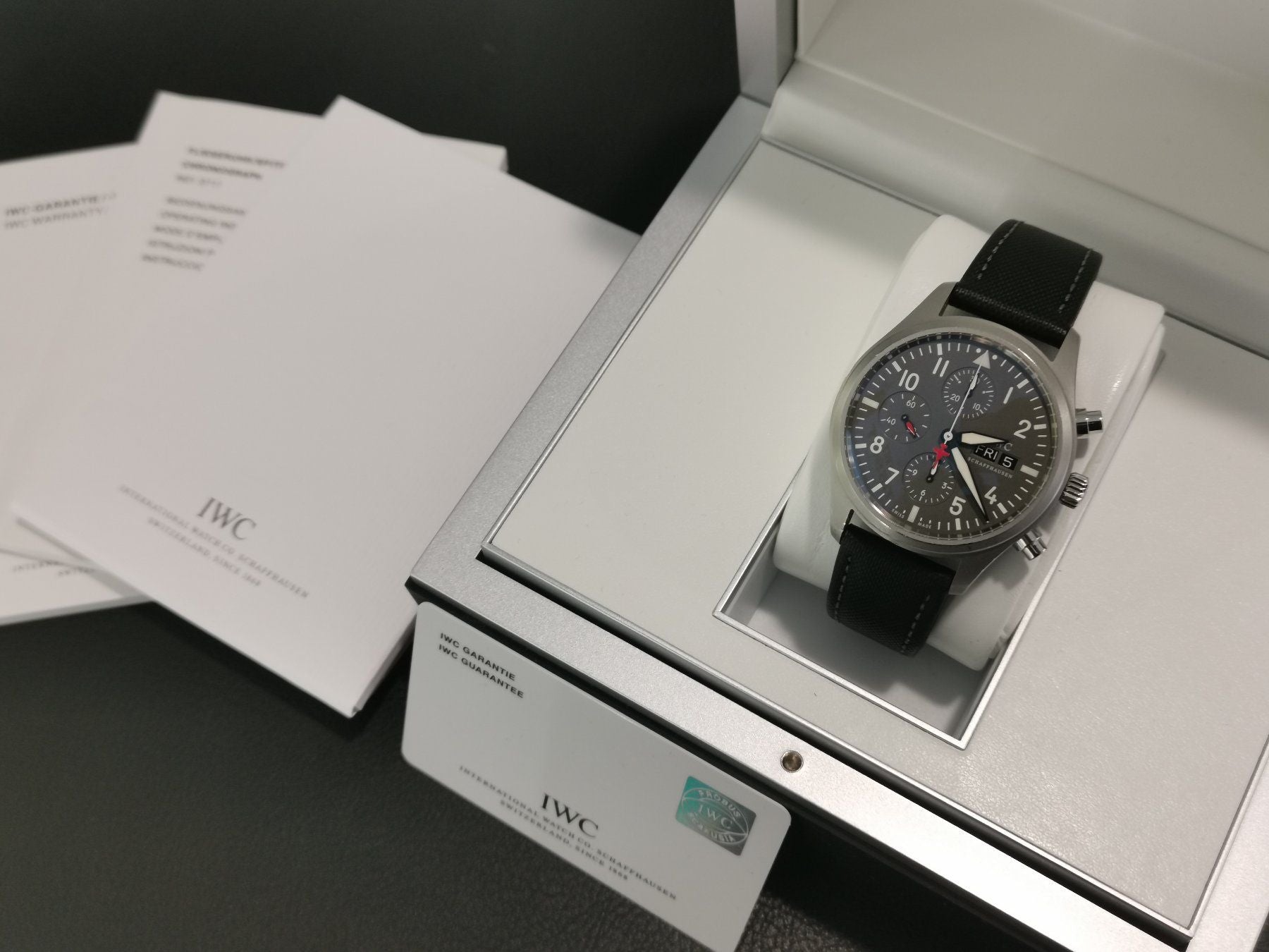 IWC pilot watch Spitfire Chrono Patrouille Suisse 300 pieces