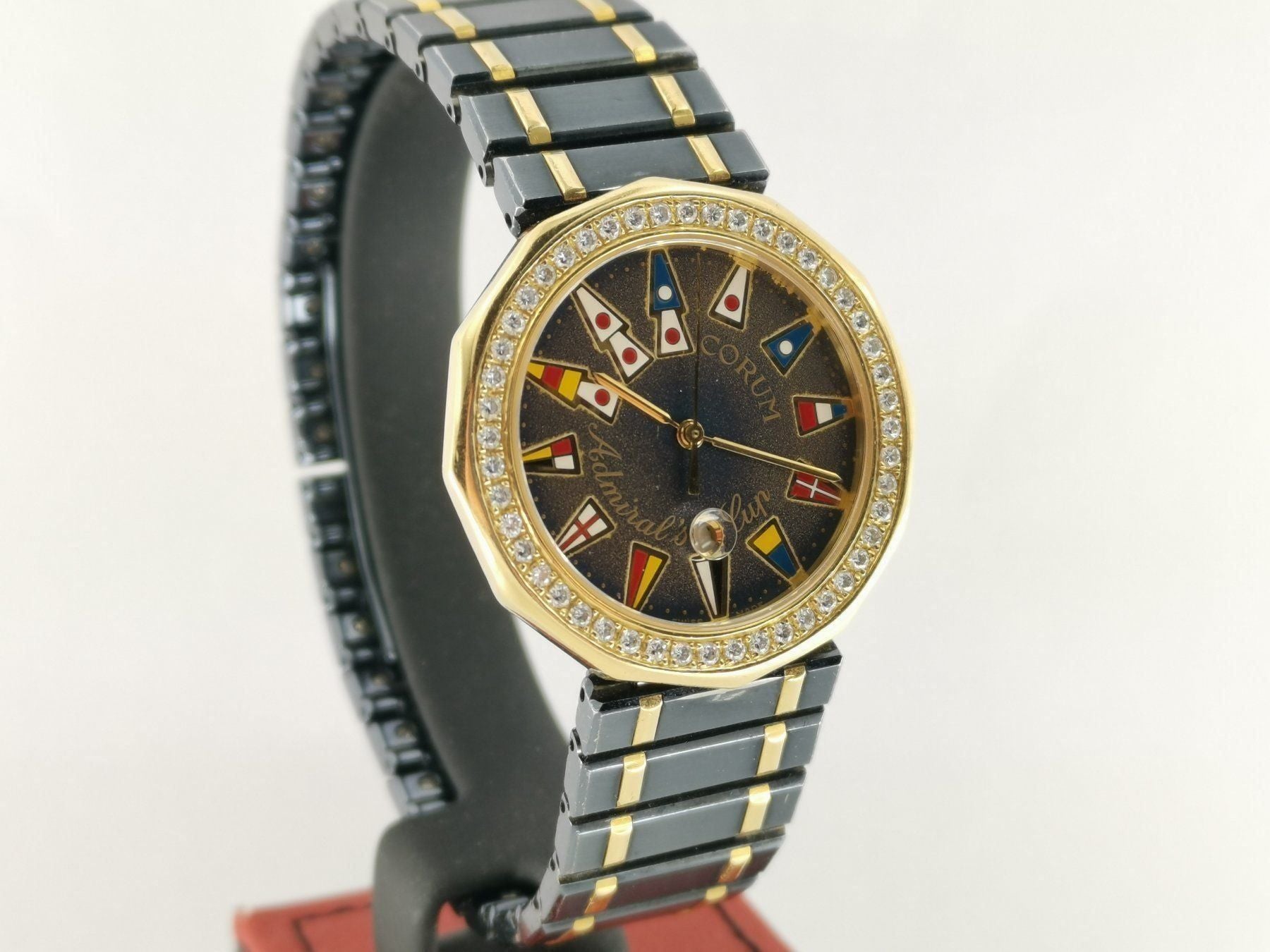 Corum Admiral’s Cup Stahl/Gold Diamanten