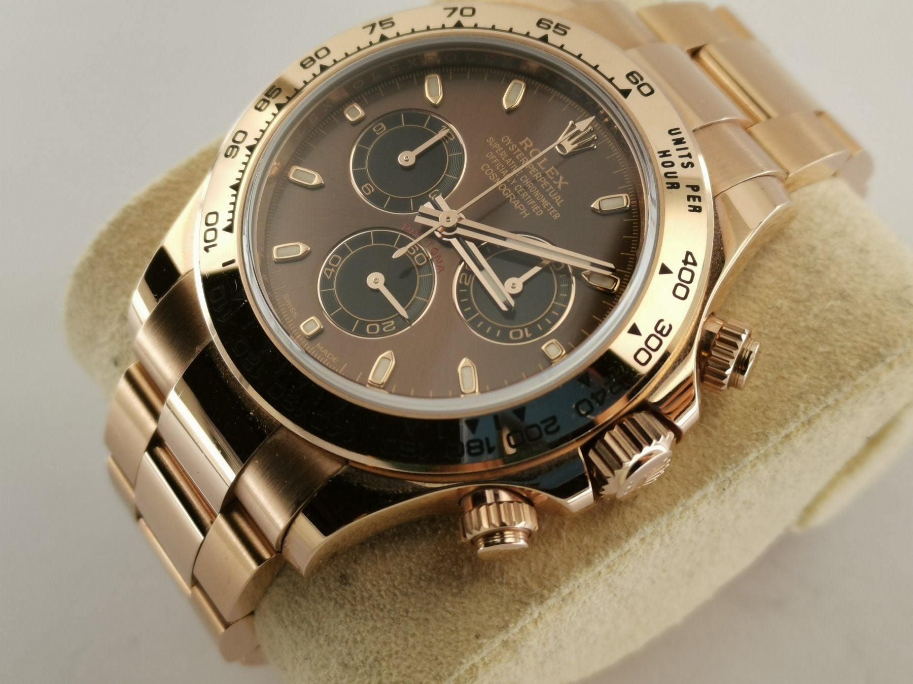 Rolex Daytona Rosegold Chocolate Dial 116505