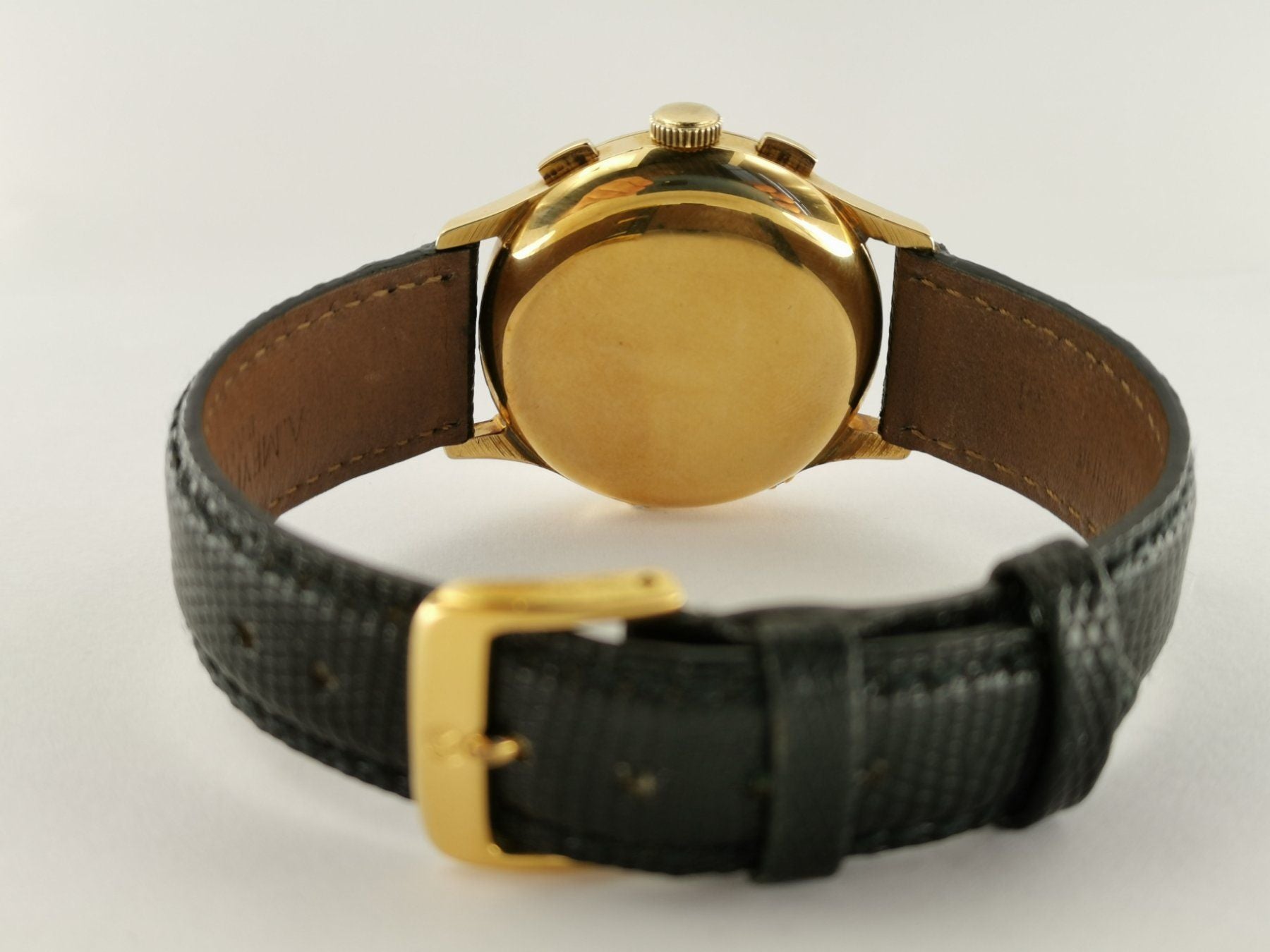 Heuer Triple Calendar Chronograph 18K yellow gold ca.1940