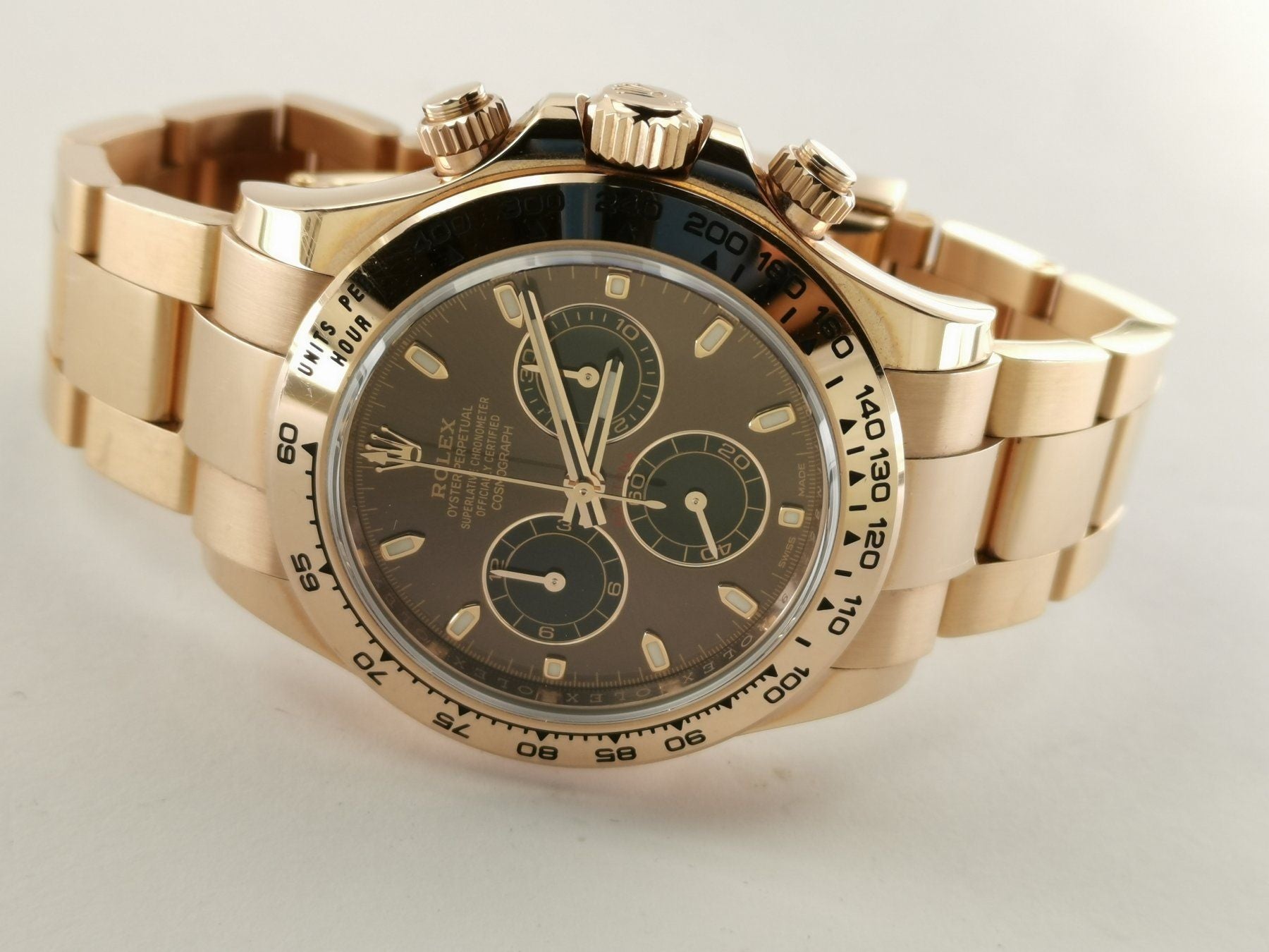 Rolex Daytona Rosegold Chocolate Dial 116505