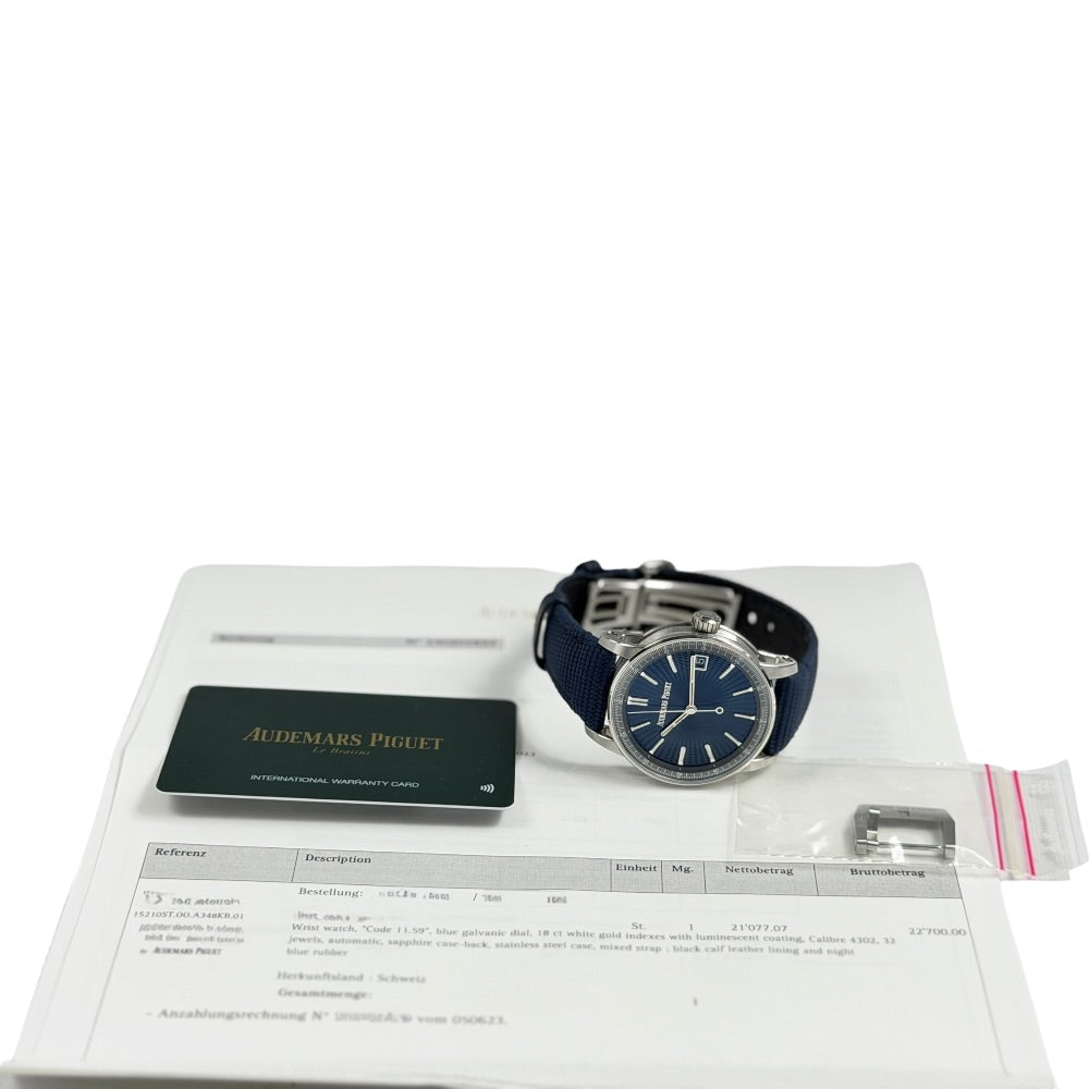 Audemars Piguet Code 11.59 blue 15210ST.OO.A348KB.01