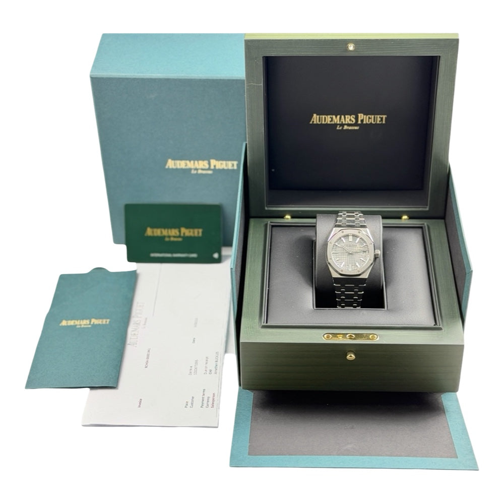 Audemars Piguet Royal Oak - Grey Dial 37mm - 15550ST.OO.1356