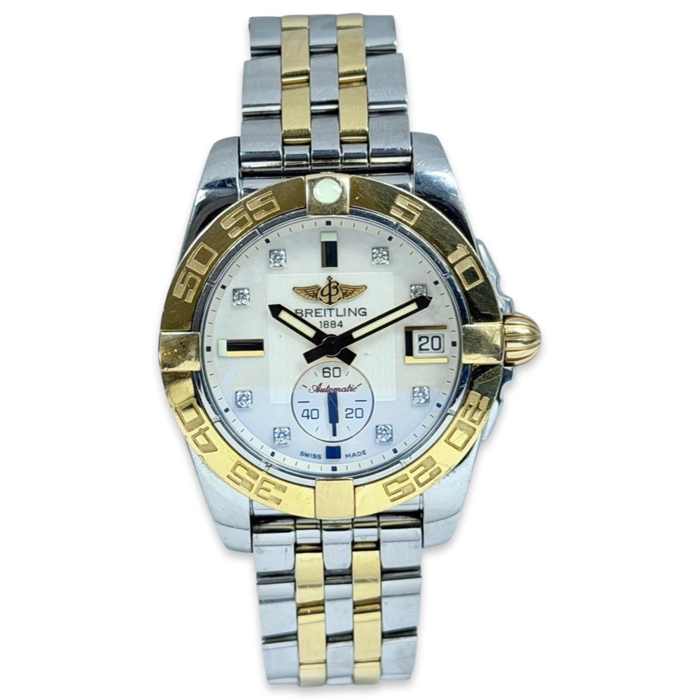 Breitling Galactic 36 Mother of Pearl Diam. - C37330121A2C1 auf Stargold.ch erhältlich.
