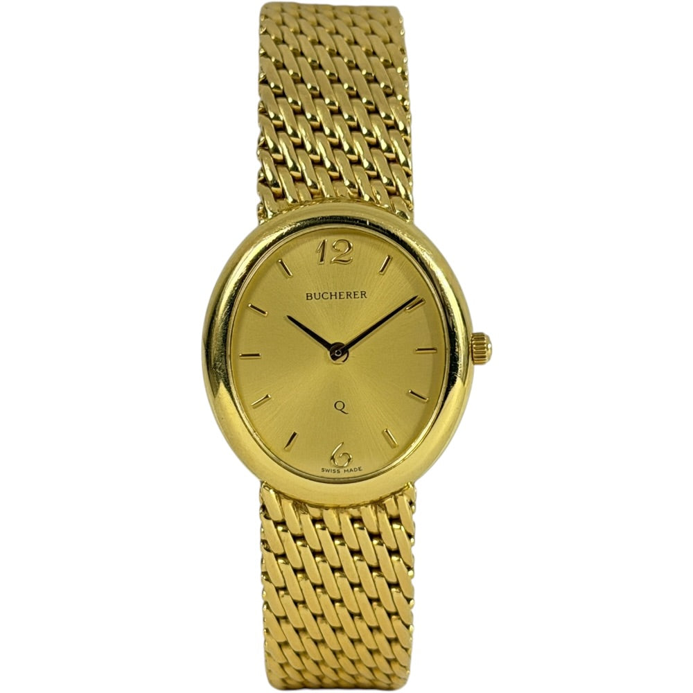 Bucherer Armbanduhr aus 18K Gelbgold auf Stargold.ch erhältlich.