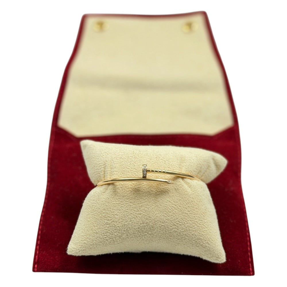 Cartier Juste un Clou Armreif, kleines Modell, Diamanten