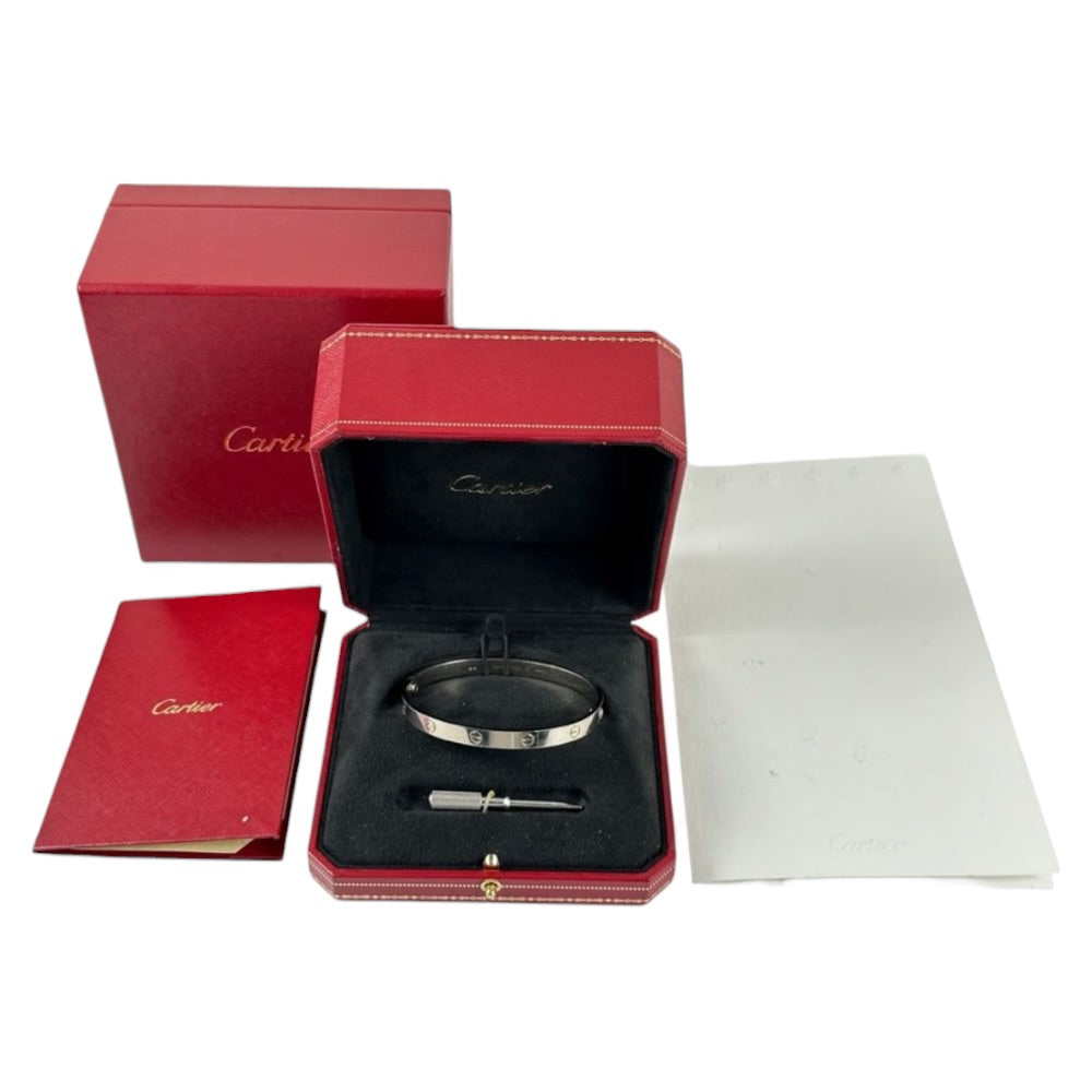 Cartier Love Bracelet in 18 Karat - 750 Weissgold