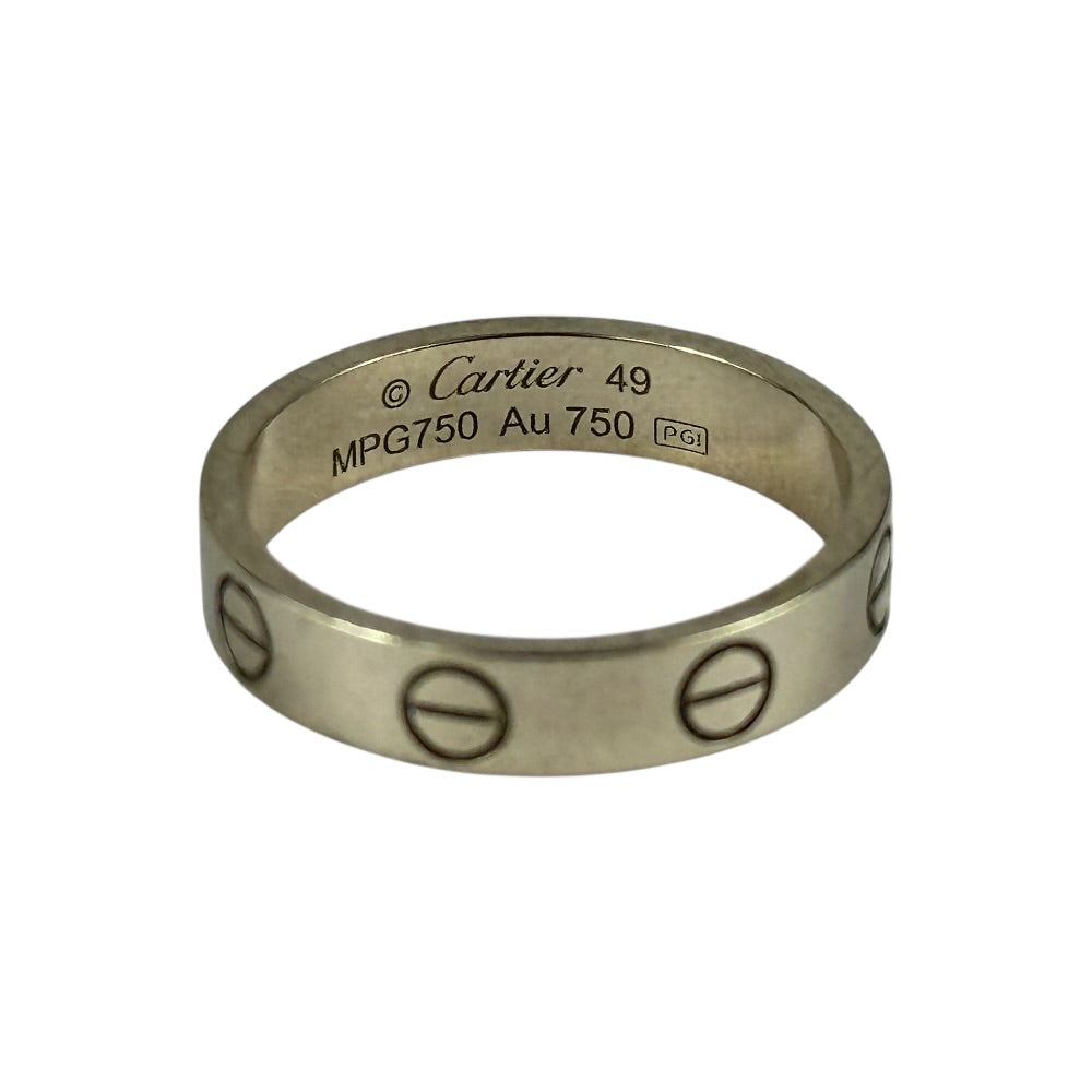 Cartier Love Ring in 18 Karat - 750 Weissgold