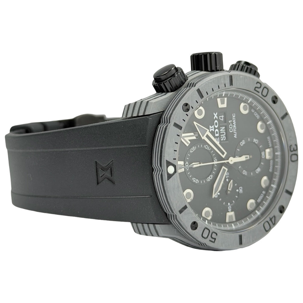 Edox CO-1 Carbon Chronograph Automatik - 01125 CLNGN NING