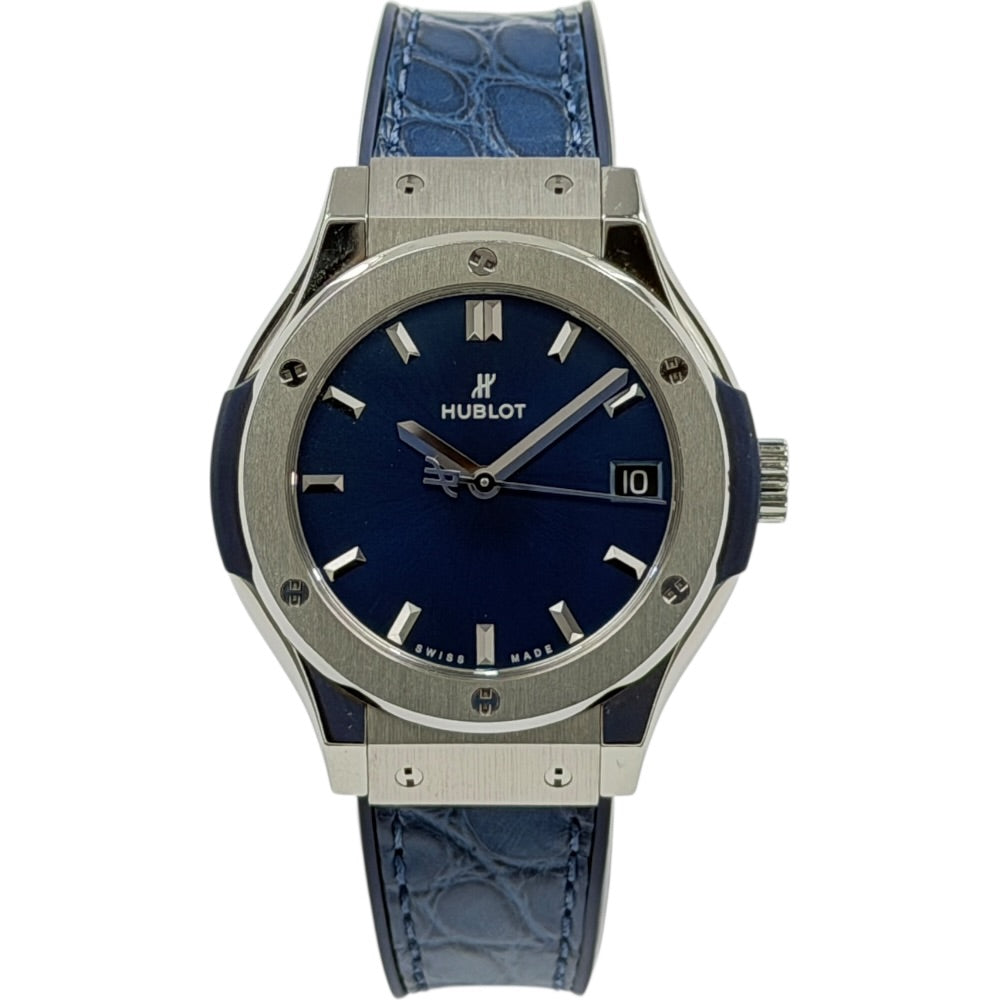 Hublot Classic Fusion Blue - 581.NX.7170.LR auf Stargold.ch erhältlich.