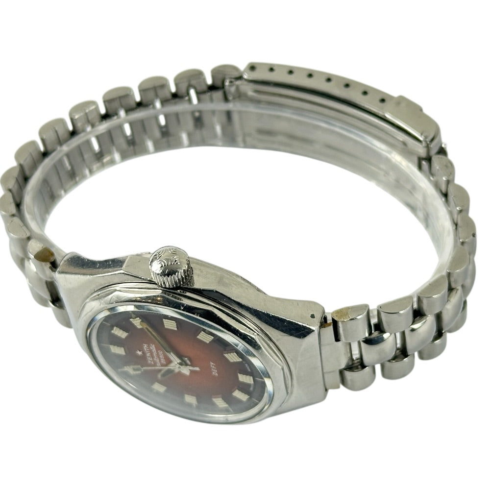 Zenith Defy 28800 Burgundy dial vintage