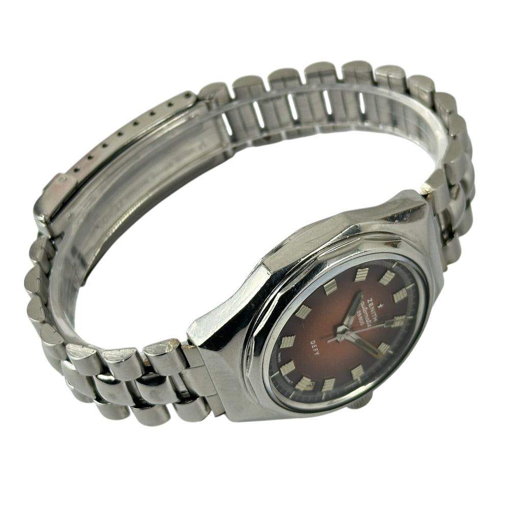 Zenith Defy 28800 Burgundy dial vintage