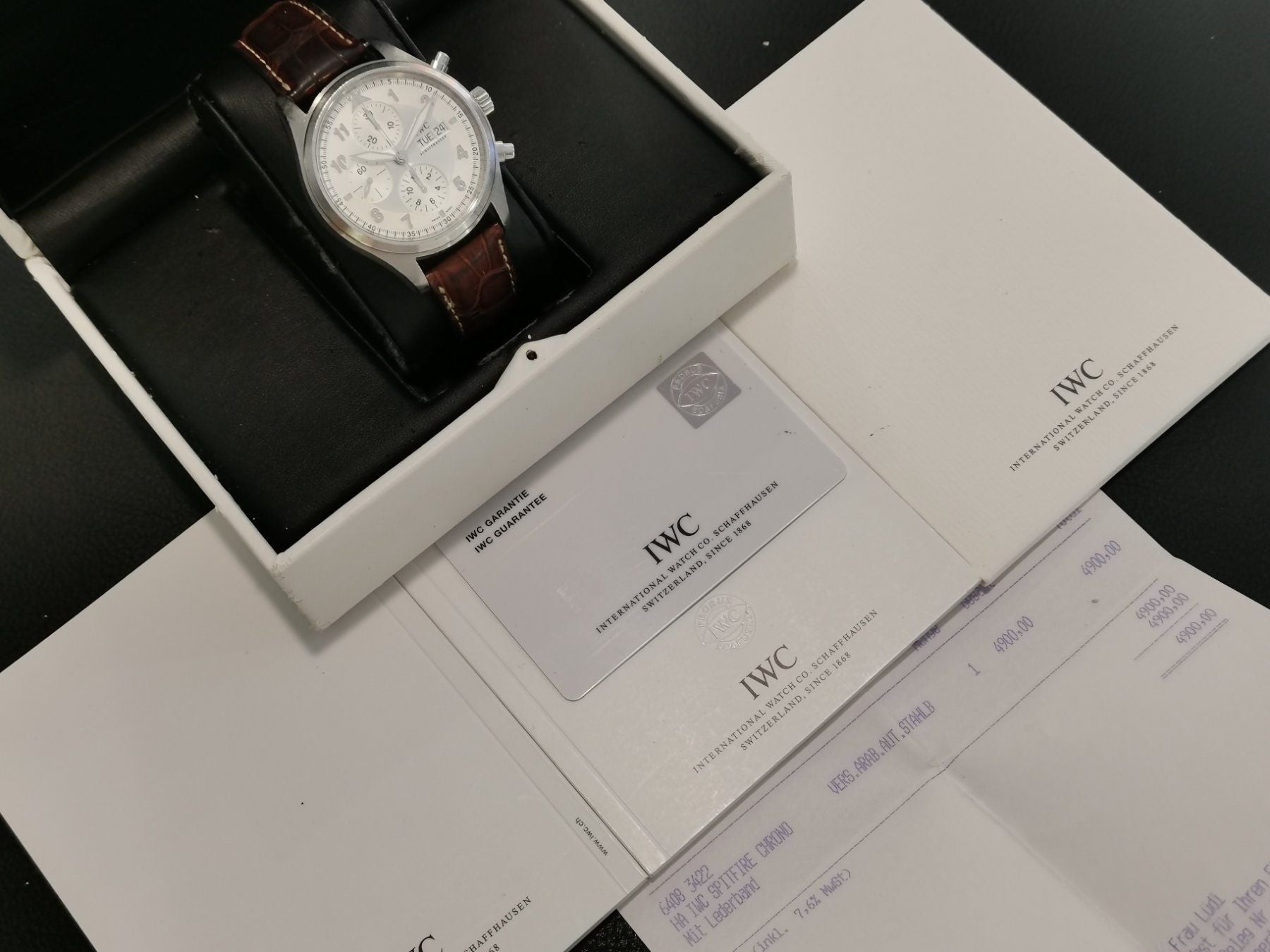 IWC Fliegeruhr Spitfire Chronograph - Fullset