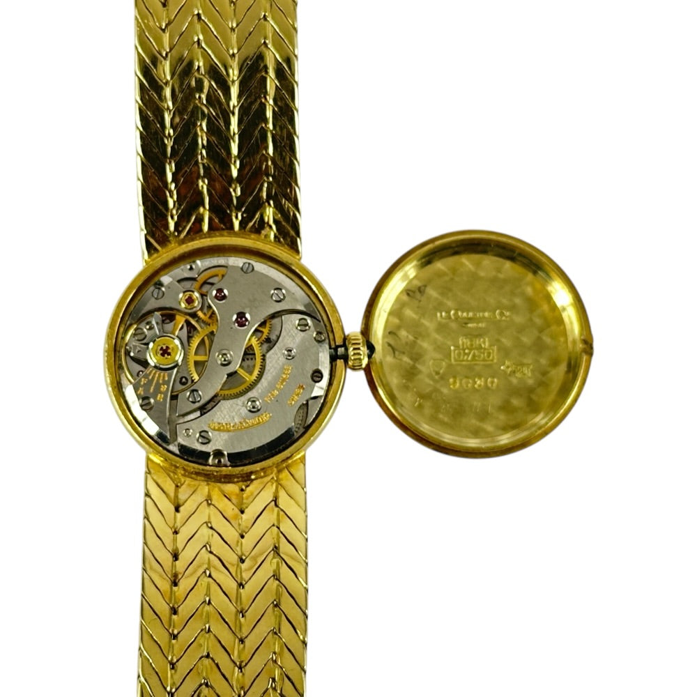 JAEGER-LECOULTRE in 18 Karat-750 Gold, Tigerauge Zifferblatt