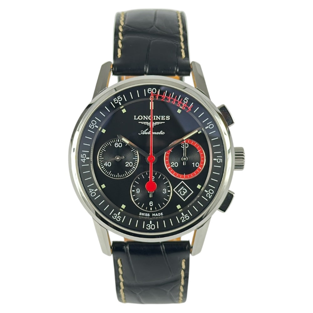 Longines Column-Wheel Chronograph - L4.754.4.52.4 auf Stargold.ch erhältlich.