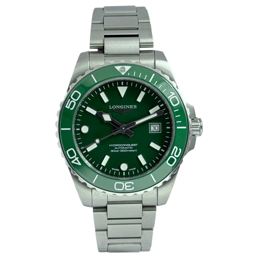 Longines HydroConquest Grün - L3.788.4.06.6 auf Stargold.ch erhältlich.
