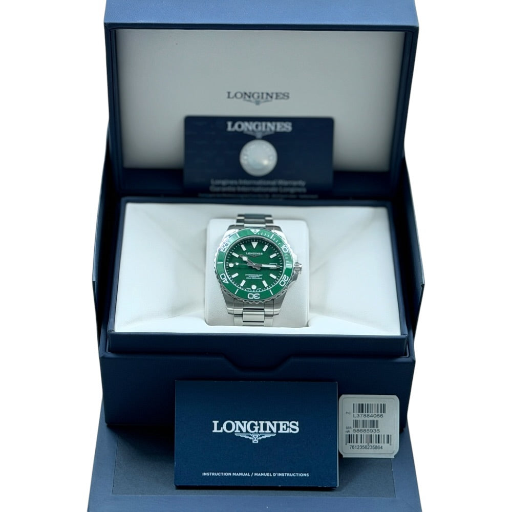Longines HydroConquest Grün - L3.788.4.06.6