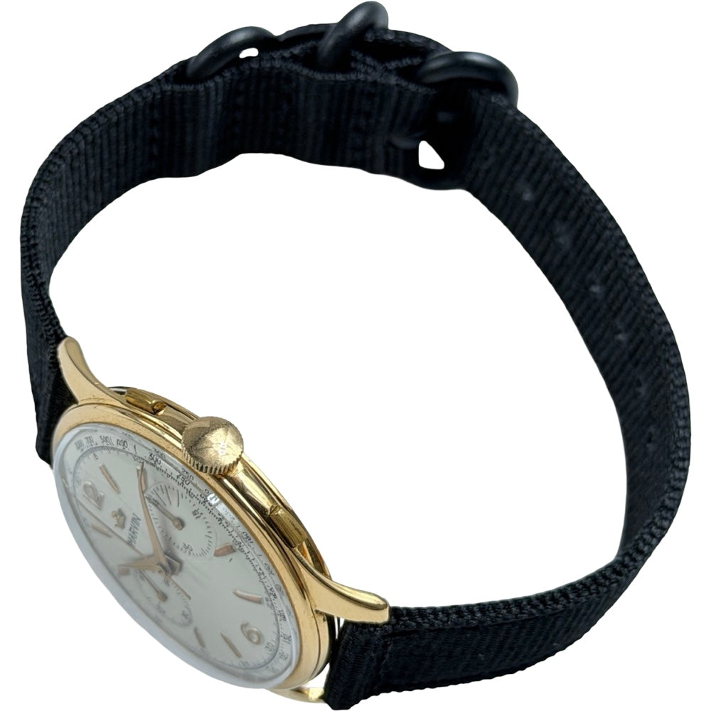 Marvin Handaufzug Chronograph Vintage Gold