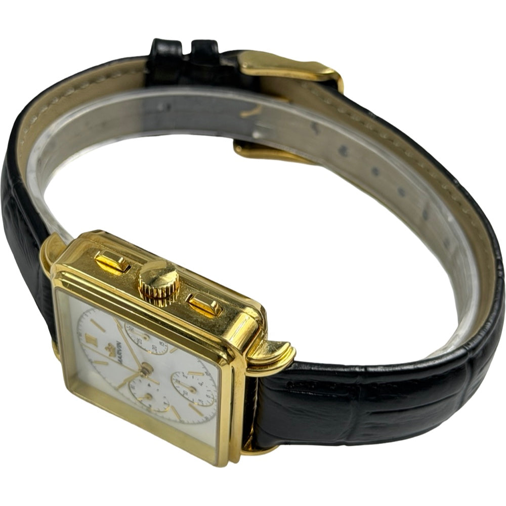 Marvin Handaufzug Chronograph Vintage Gold