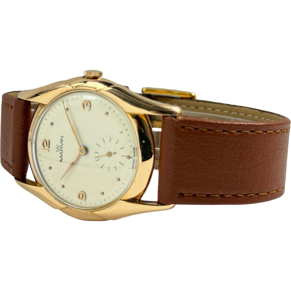 Marvin Handaufzug Vintage Gold