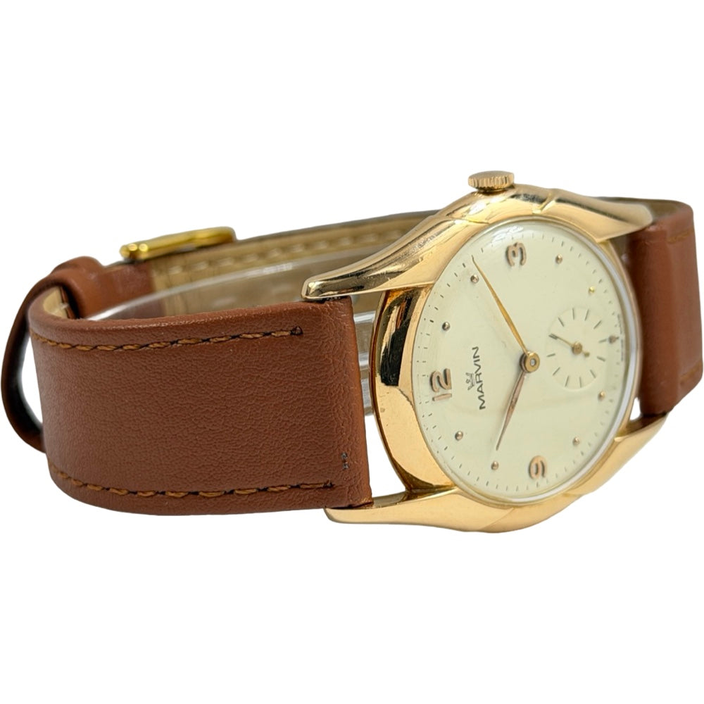 Marvin Handaufzug Vintage Gold
