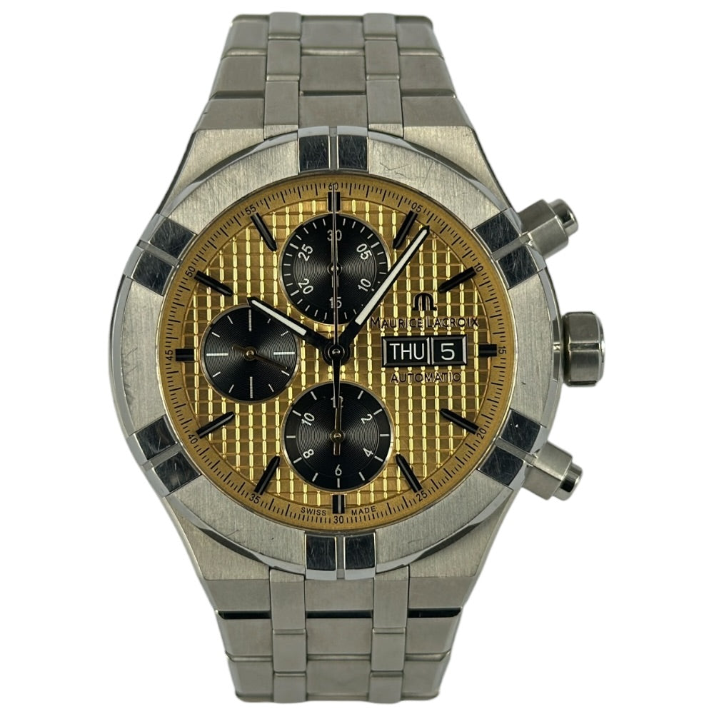 Maurice Lacroix Aikon Automatik Chrono Titan - AI6038-TT032 auf Stargold.ch erhältlich.