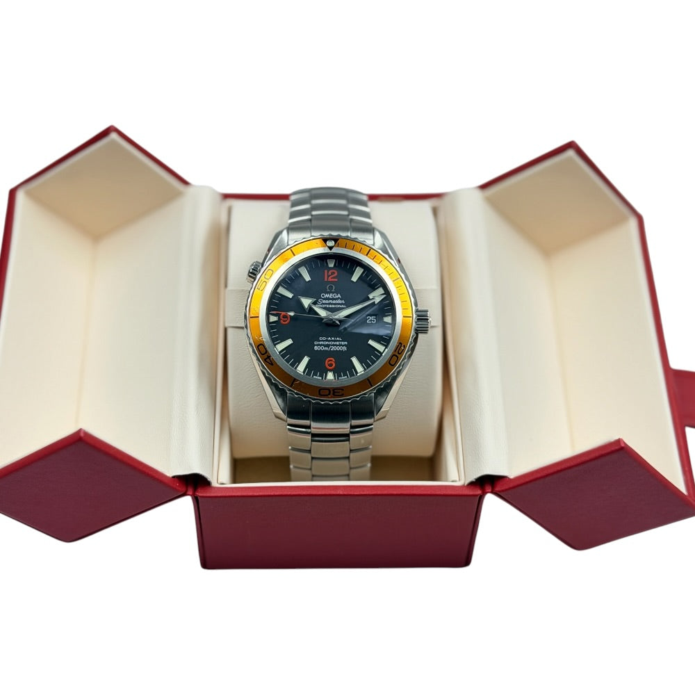 Omega Seamaster Planet Ocean 42 mm Pre-Owned Herrenuhr - 2209.50.00