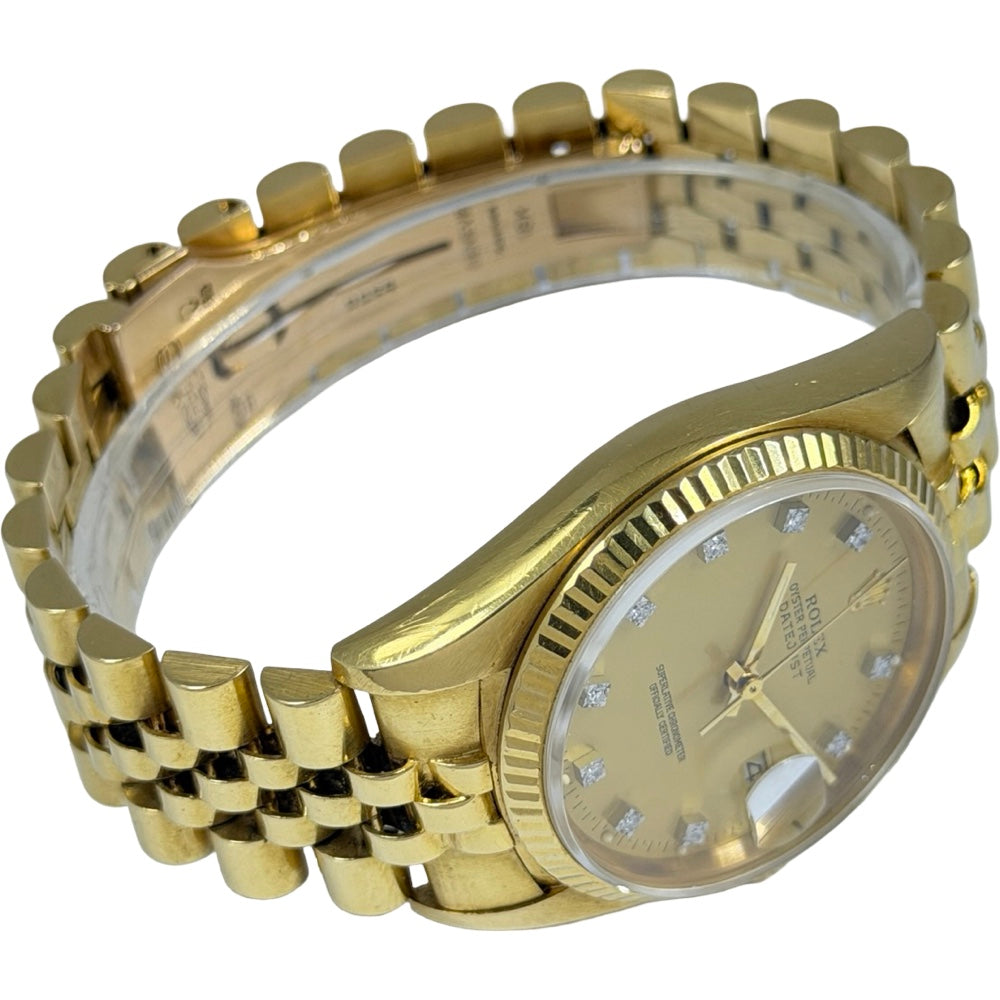 Rolex Datejust 18K Gold - 16018