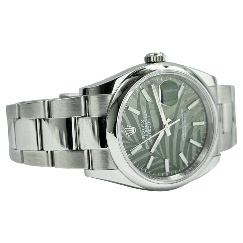 Rolex Datejust 36 Olive Green Palm - 126200