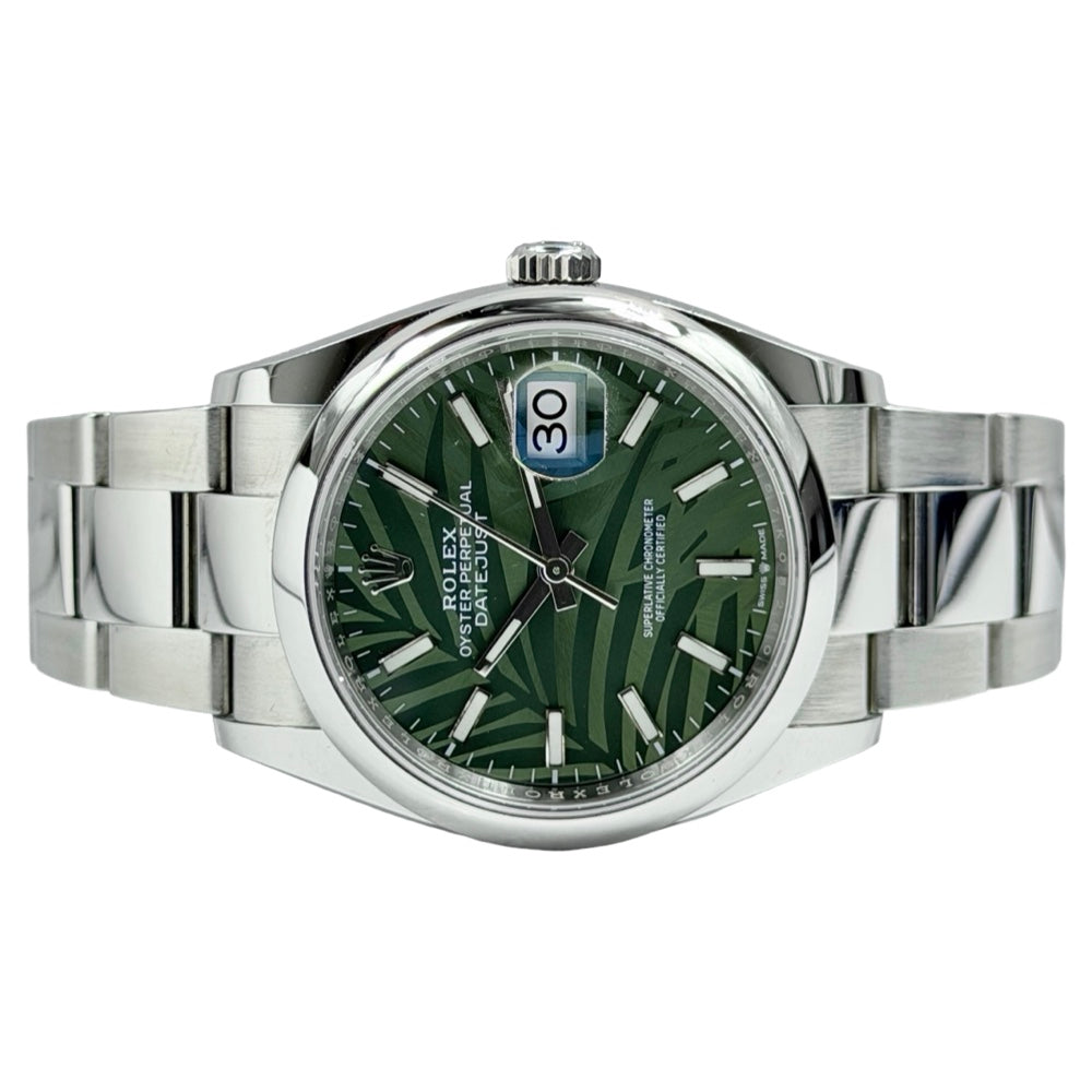 Rolex Datejust 36 Olive Green Palm - 126200