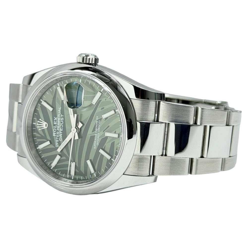 Rolex Datejust 36 Olive Green Palm - 126200