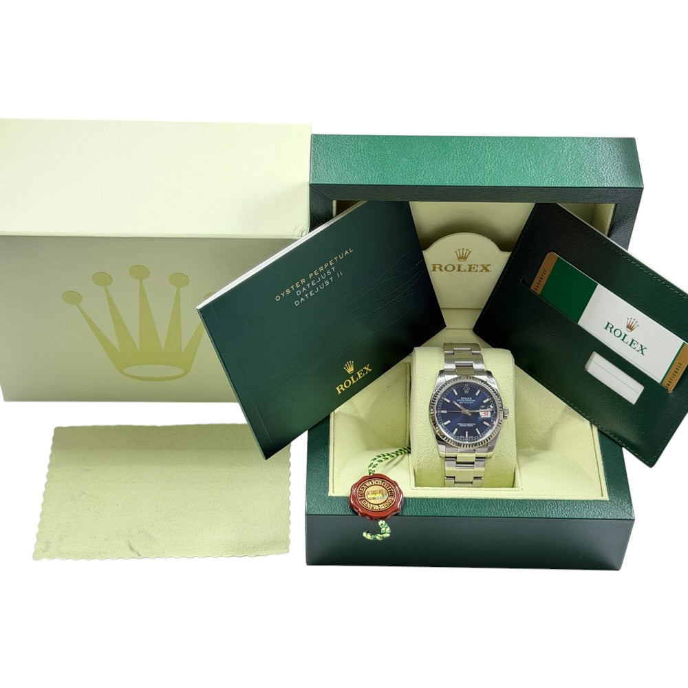 Rolex Datejust 36 blau - 116234