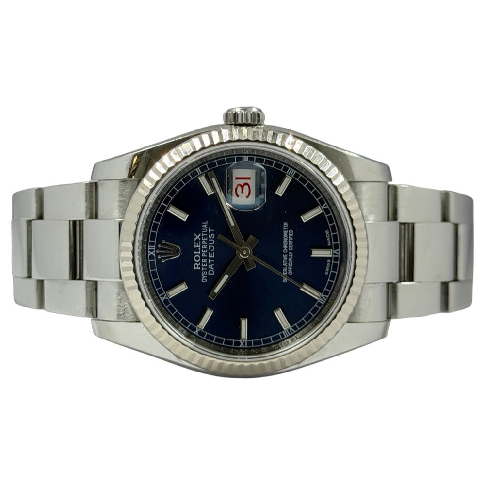 Rolex Datejust 36 blau - 116234