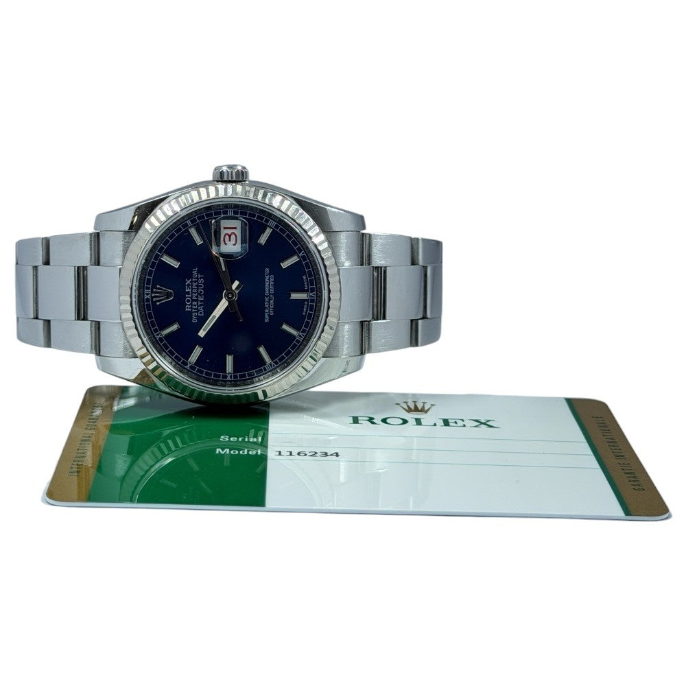 Rolex Datejust 36 blau - 116234