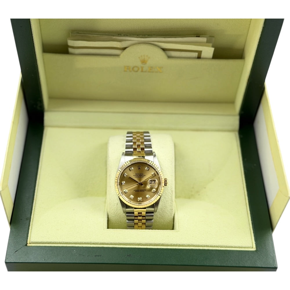 Rolex Datejust 36 mit Diamanten - 12633