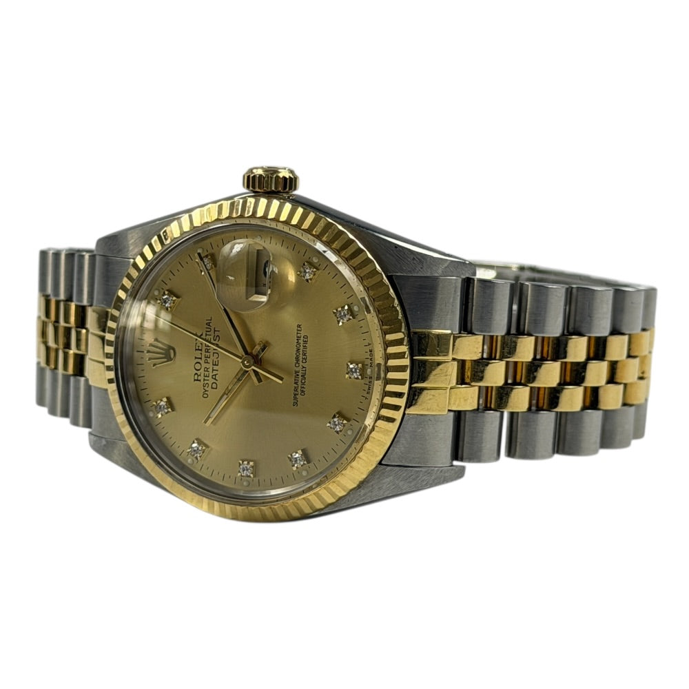 Rolex Datejust 36 mit Diamanten - 16233
