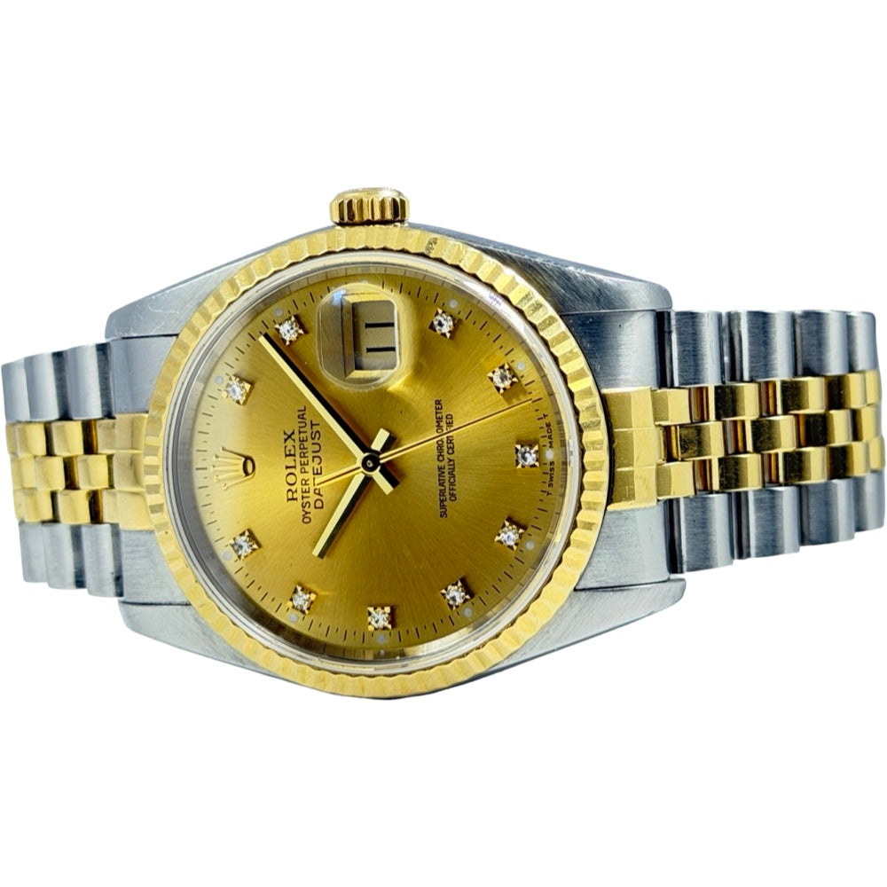 Rolex Datejust 36 mit Diamanten - 16233